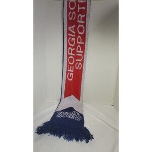 DIE HARD Scarves Red White Blue "GEORGIA SOCCER SUPPORTERS" #TeamGA" Scarf